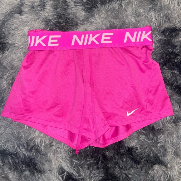 Pink Nike dri fit running shorts - Picture 3 of 5